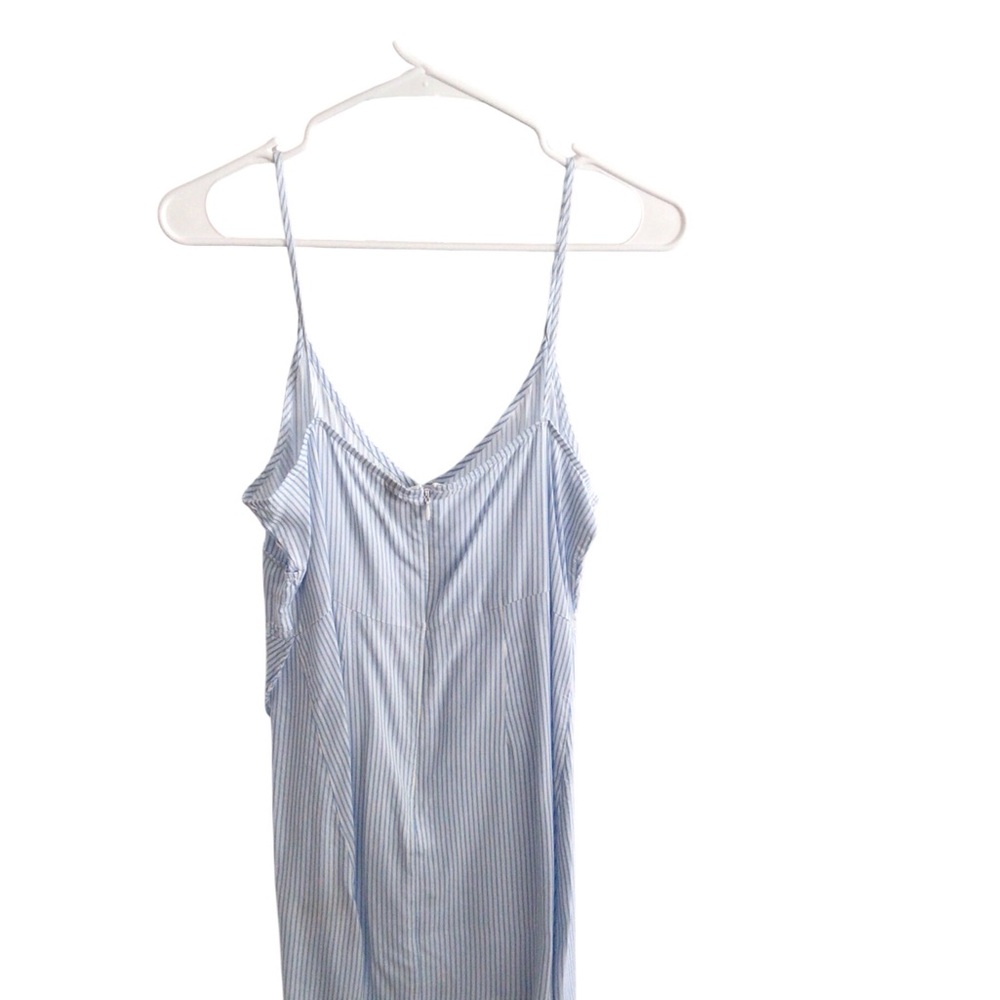 H&M Blue and White Striped Spaghetti Strap Dress - Picture 2 of 2